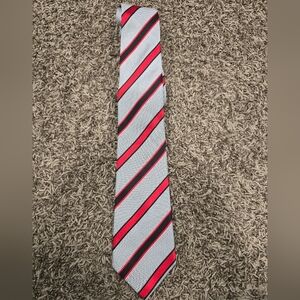 Fabio Fazio Multicolored Stripped 100% Silk Neck Tie
